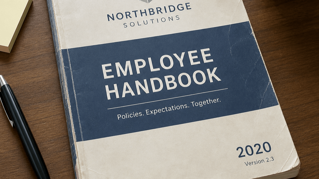outdated employee handbook